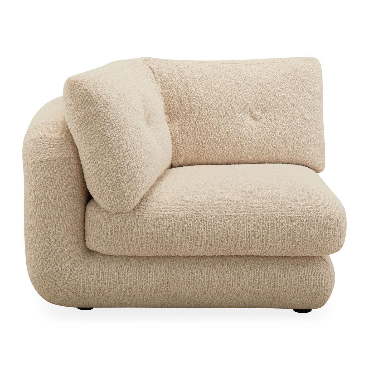 Jonathan Adler Bouclé-Modulsofa Pompidou 5-Sitzer | Olympus Oatmeal