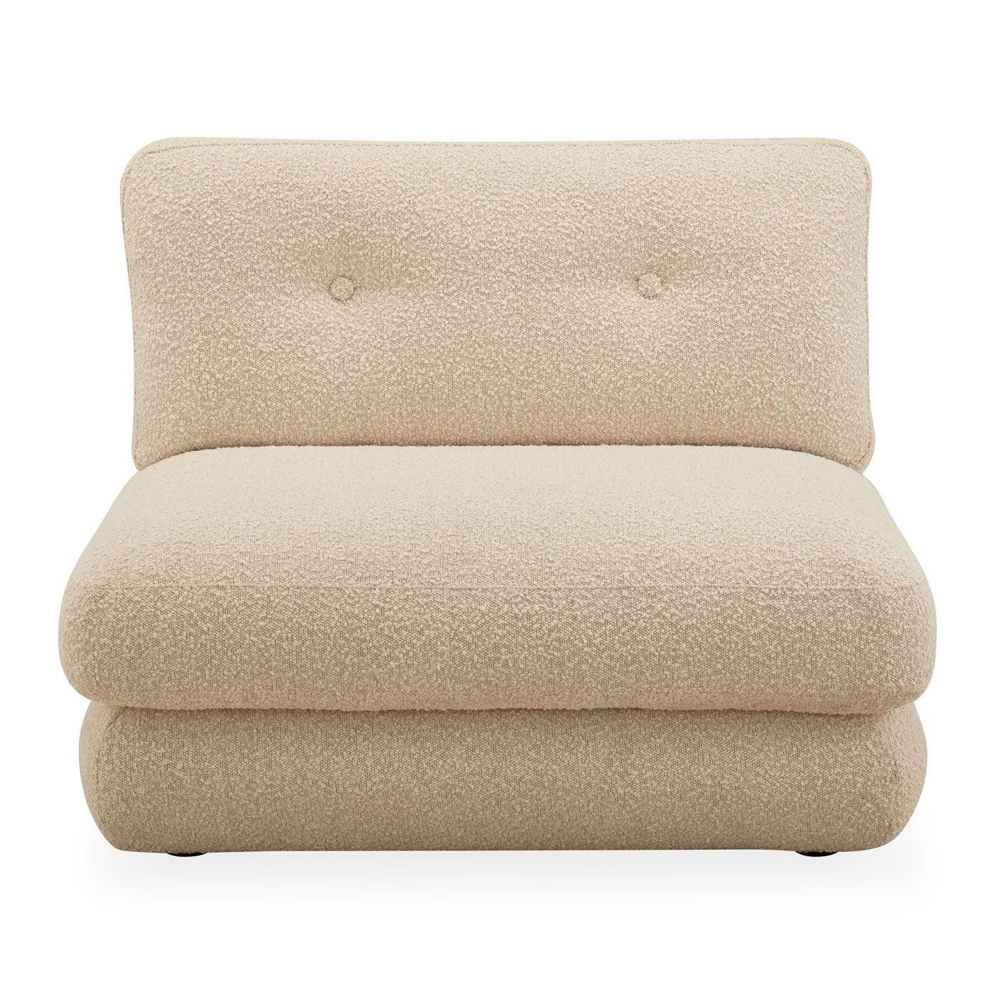 Jonathan Adler Bouclé-Modulsofa Pompidou 5-Sitzer | Olympus Oatmeal