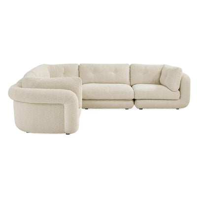 Jonathan Adler Bouclé-Modulsofa Pompidou 5-Sitzer | Olympus Oatmeal