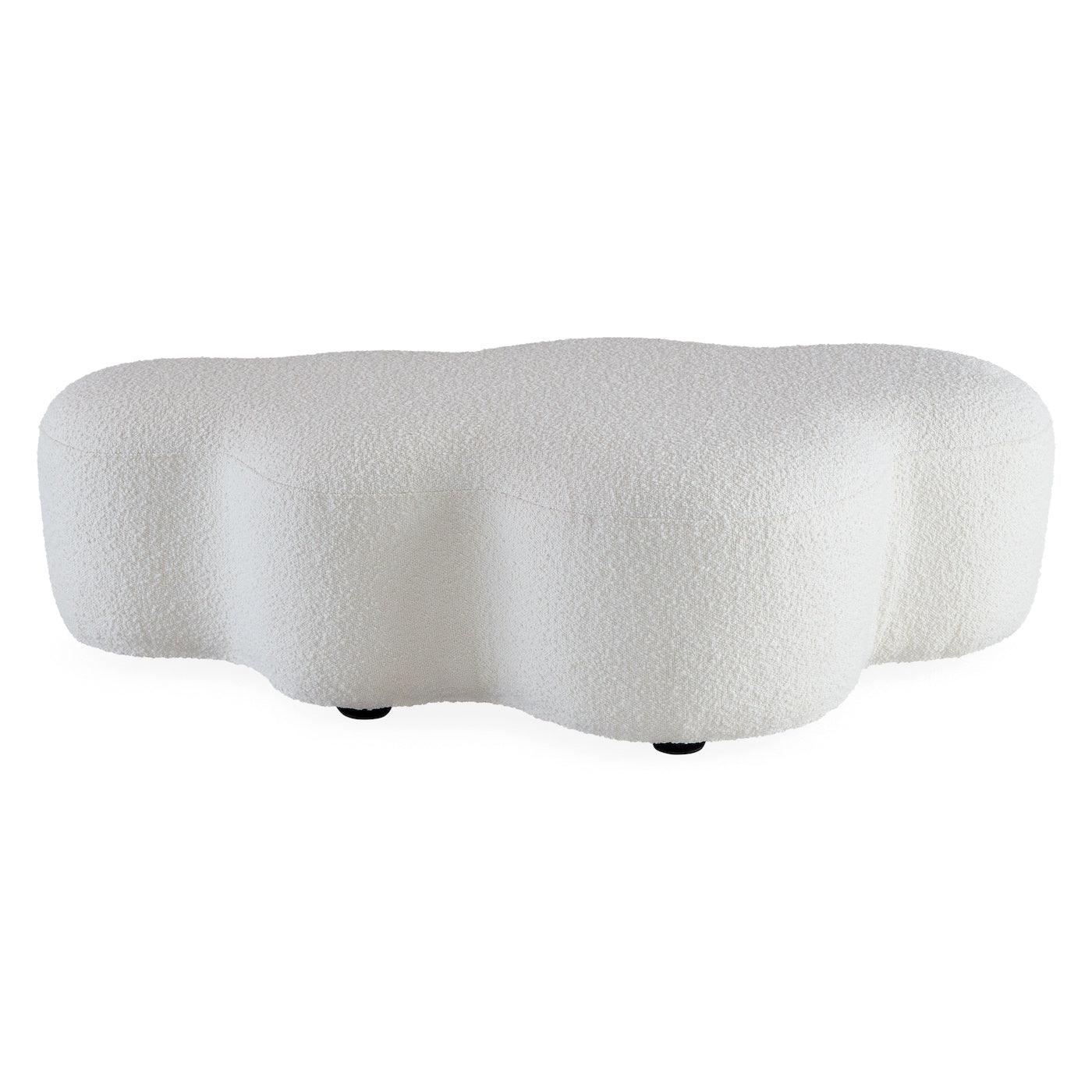 Jonathan Adler Jonathan Adler Bouclé-Ottomane Ether Cloud Large | Olympus Ivory Codeso Living