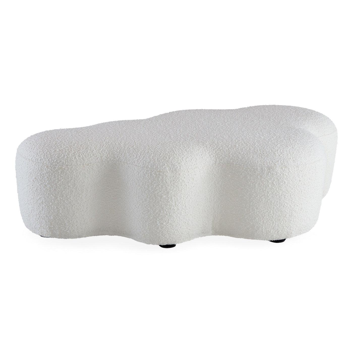 Jonathan Adler Jonathan Adler Bouclé-Ottomane Ether Cloud Large | Olympus Ivory Codeso Living