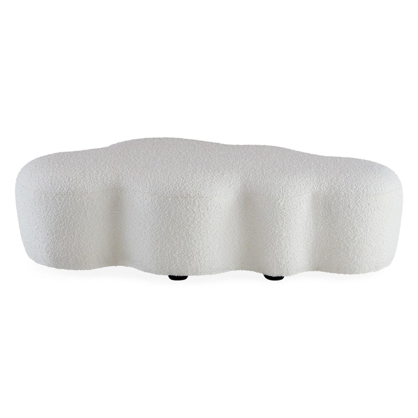 Jonathan Adler Jonathan Adler Bouclé-Ottomane Ether Cloud Large | Olympus Ivory Codeso Living