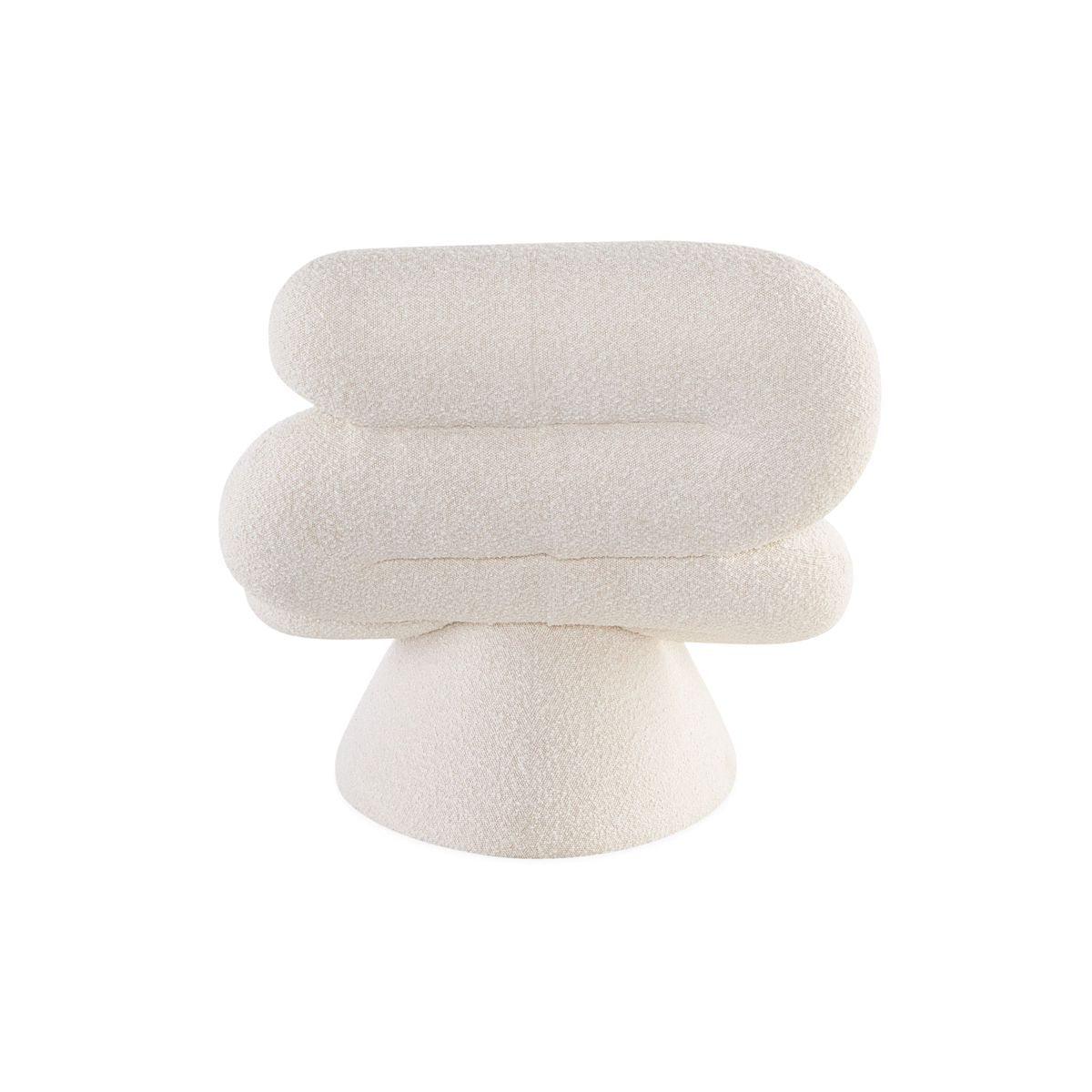 Jonathan Adler Jonathan Adler Bouclé Relaxliege Chaiselongue Serpentine | Olympus Ivory Codeso Living