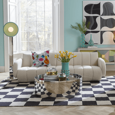 Jonathan Adler Bouclé-Sofa Brigitte | Olympus Oatmeal