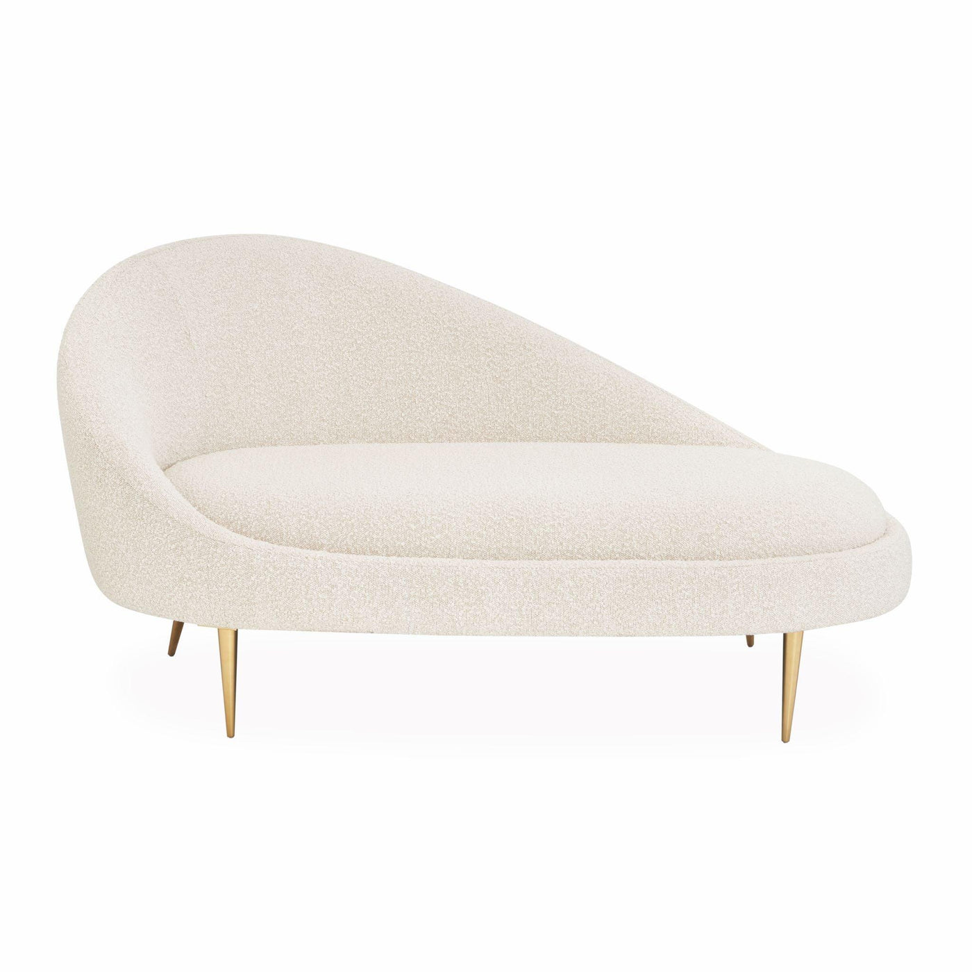 Jonathan Adler Bouclé-Sofa Chaiselongue Ether | Olympus Oatmeal