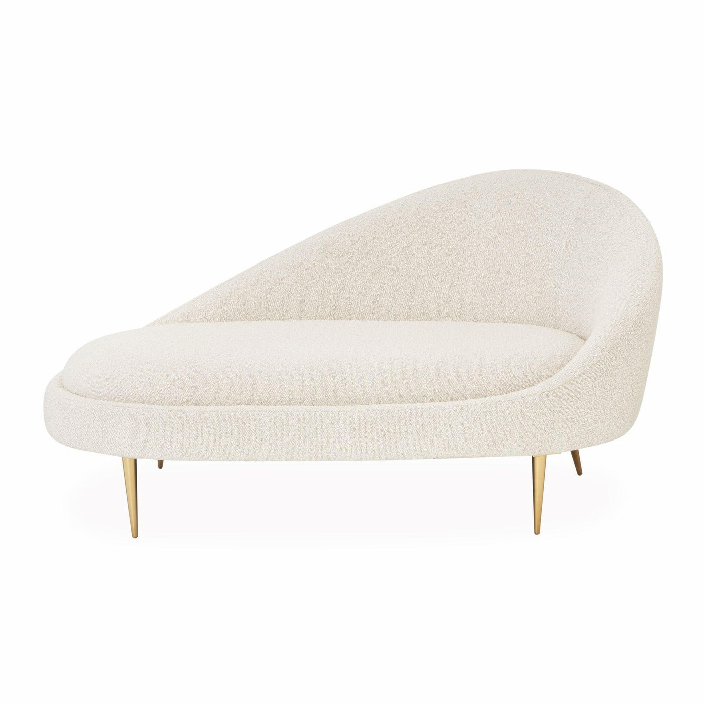 Jonathan Adler Bouclé-Sofa Chaiselongue Ether | Olympus Oatmeal