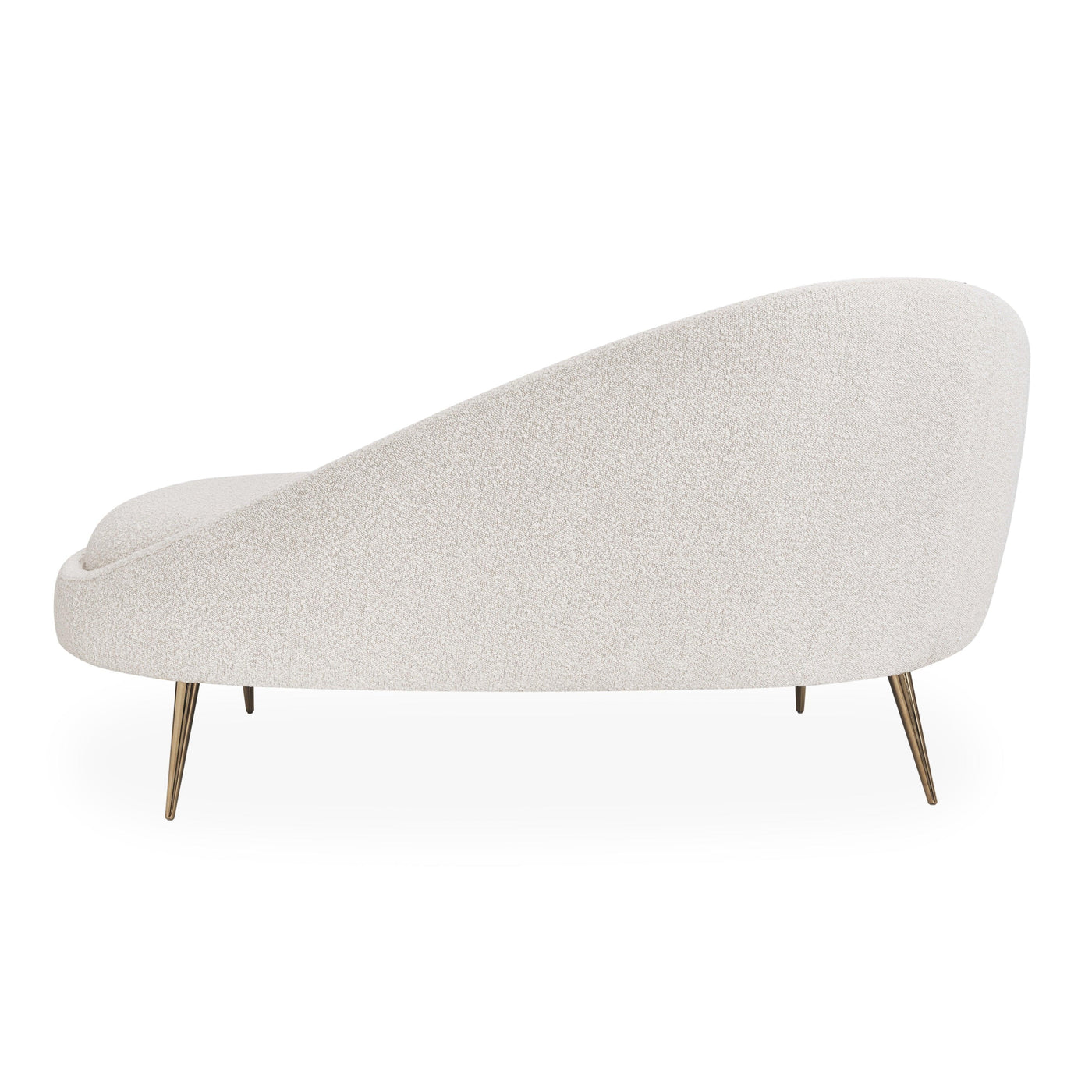 Jonathan Adler Bouclé-Sofa Chaiselongue Ether | Olympus Oatmeal