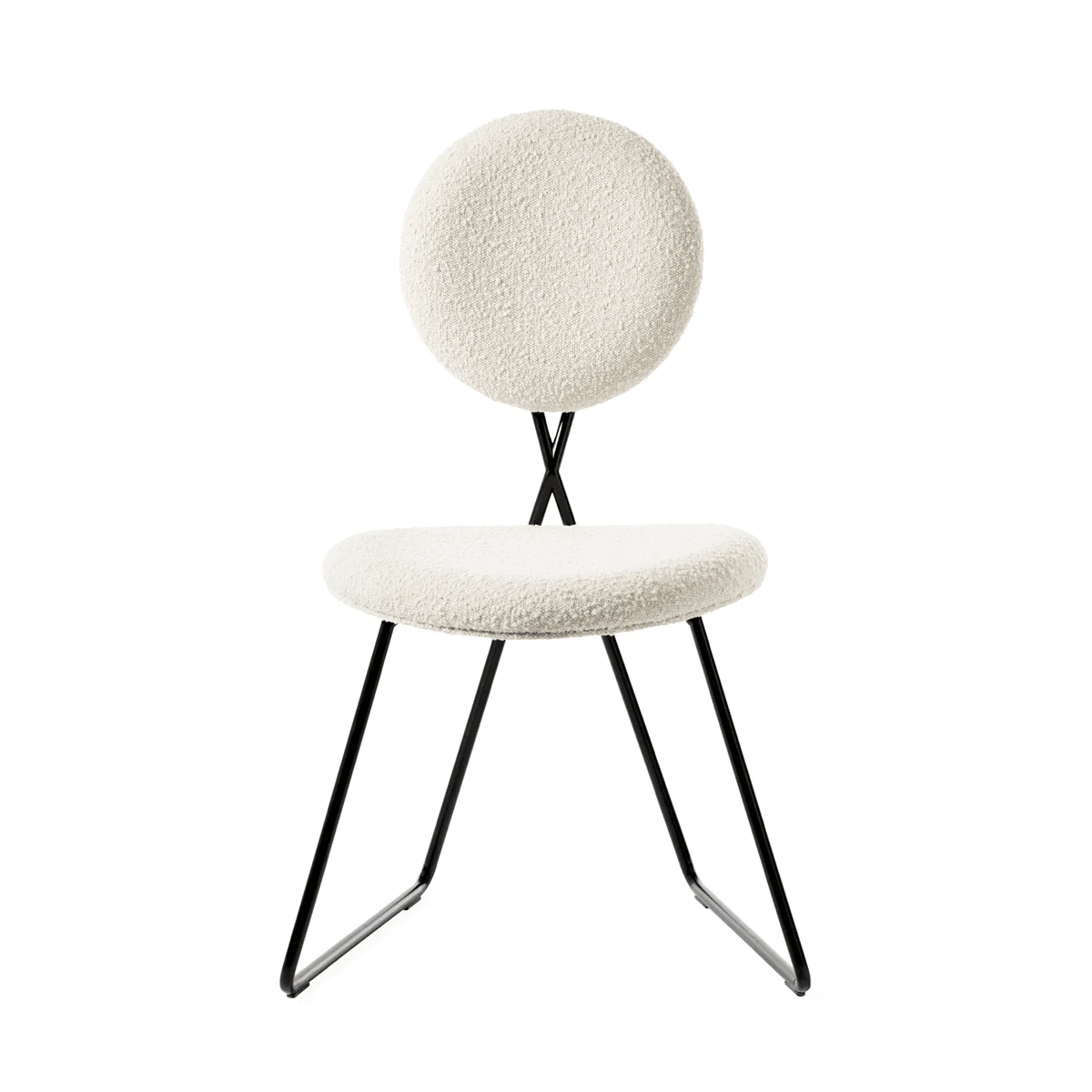 Jonathan Adler Bouclé-Stuhl Caprice | Olympus Oatmeal