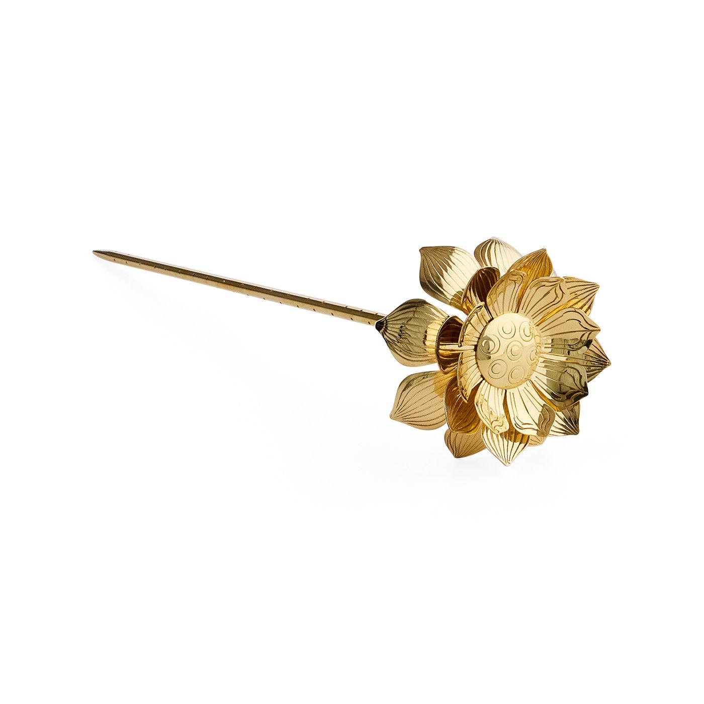 Jonathan Adler Brass Blumenbouquet Skulptur | Messing