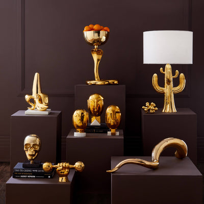 Jonathan Adler Brass Skull Aufbewahrungsdose | Messing