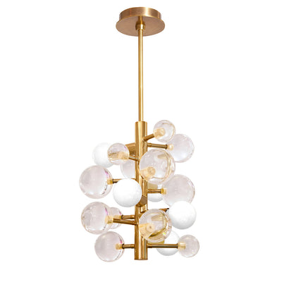 Jonathan Adler Deckenleuchte Chandelier Globo | clear