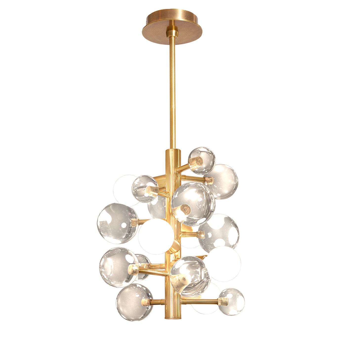 Jonathan Adler Deckenleuchte Chandelier Globo | clear