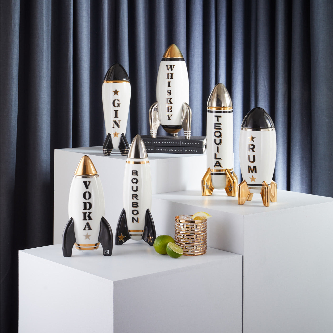 Jonathan Adler Dekanter Rocket Bourbon