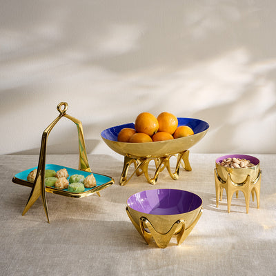 Jonathan Adler Dekoschale Oscar Bon Bon Tray | Türkis