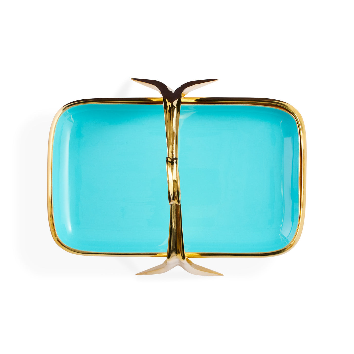 Jonathan Adler Dekoschale Oscar Bon Bon Tray | Türkis