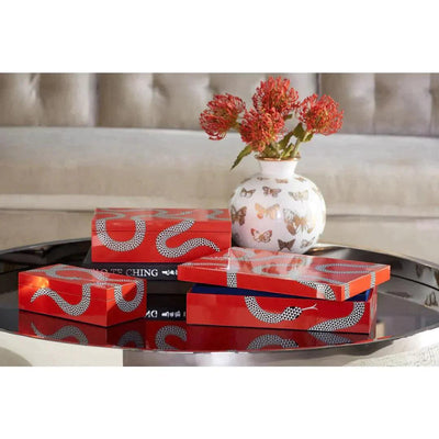 Jonathan Adler Eden Lacquer Aufbewahrungsbox mit Deckel | Medium Codeso Living