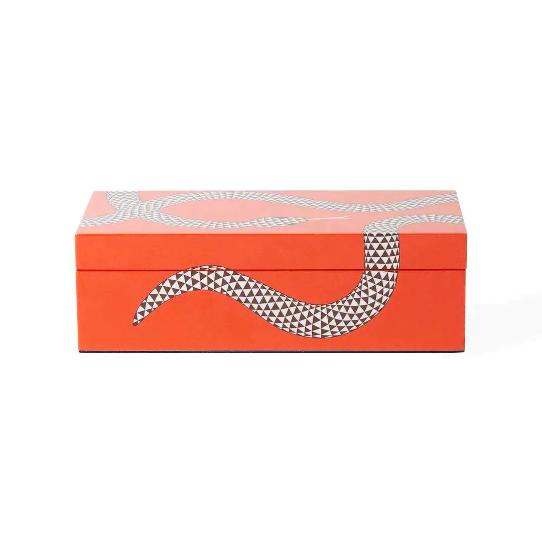 Jonathan Adler Small Eden Lacquer Aufbewahrungsbox mit Deckel Codeso Living