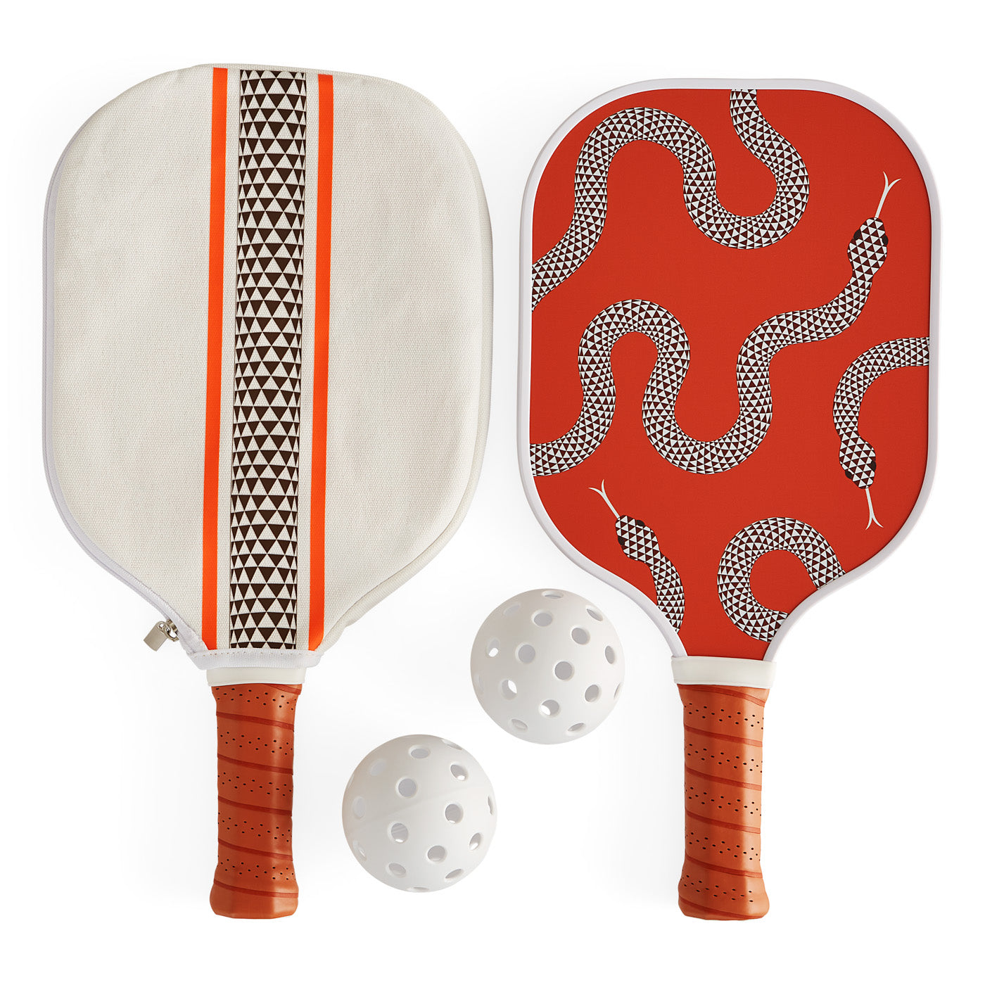 Jonathan Adler Eden Pickleball Set | Orange