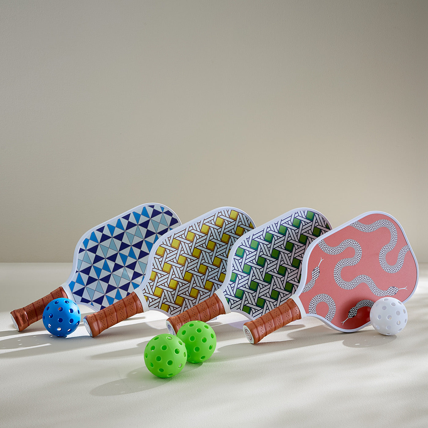 Jonathan Adler Eden Pickleball Set | Orange