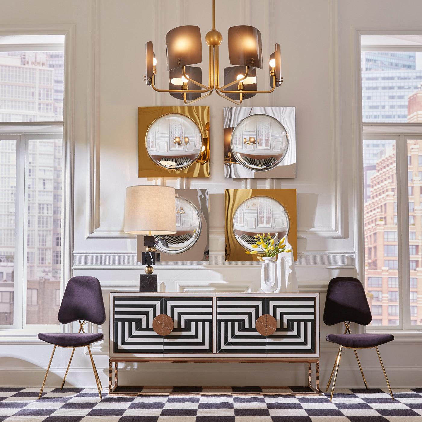 Jonathan Adler Jonathan Adler Gewölbter Spiegel Globo | Gold Codeso Living