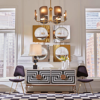 Jonathan Adler Jonathan Adler Gewölbter Spiegel Globo | Gold Codeso Living