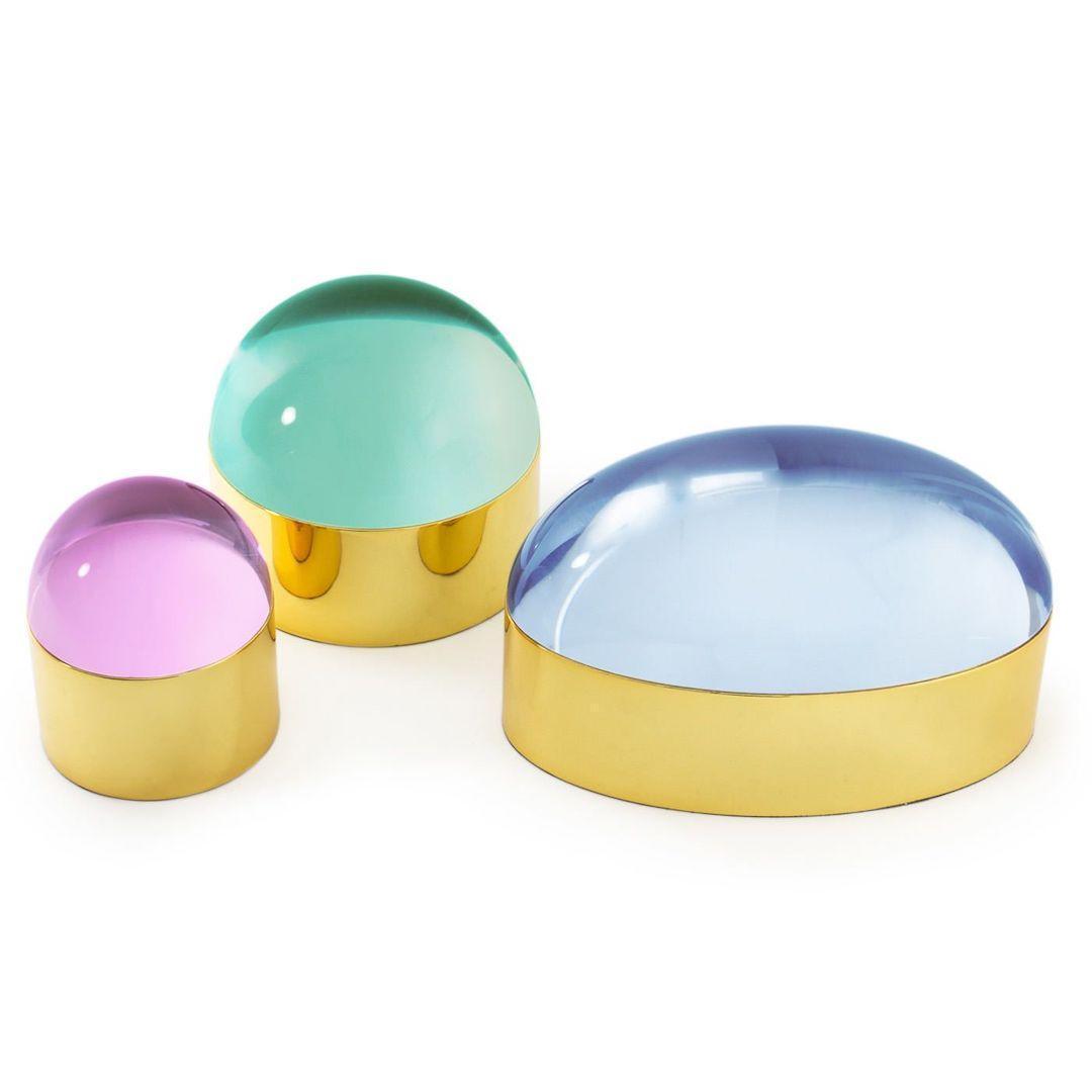 Jonathan Adler Globo Dose & Aufbewahrungsbox Large | Blau