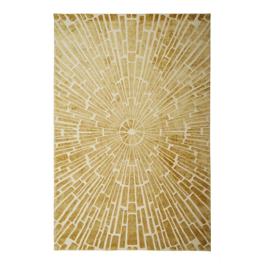 Jonathan Adler Handgewebter Teppich Sunburst | Gold