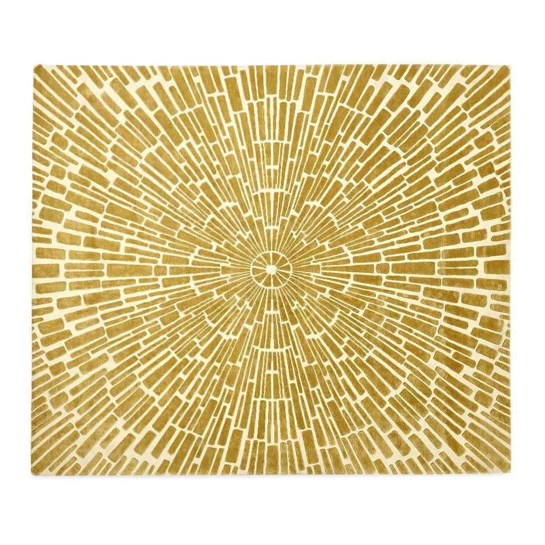 Jonathan Adler Handgewebter Teppich Sunburst | Gold