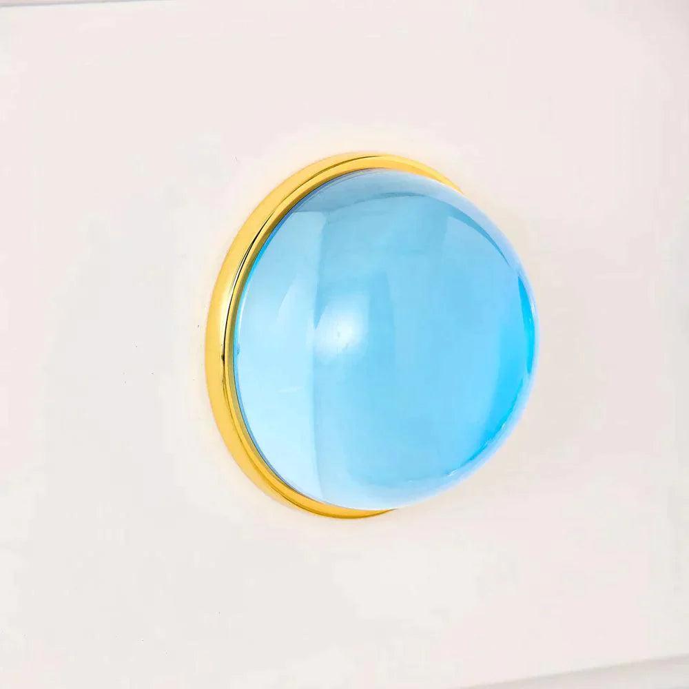 Jonathan Adler Konsole Globo | Blau