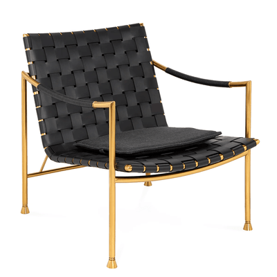 Jonathan Adler Leder-Loungesessel Thebes