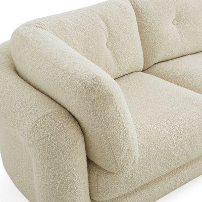 Jonathan Adler Jonathan Adler Modulares Bouclé-Ecksofa Pompidou (4-Sitzer) | Olympus Oatmeal Codeso Living