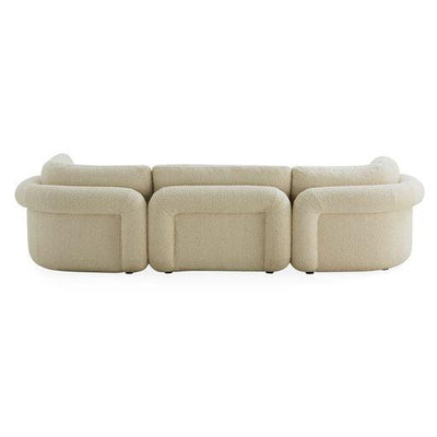 Jonathan Adler Jonathan Adler Modulares Bouclé-Ecksofa Pompidou (4-Sitzer) | Olympus Oatmeal Codeso Living