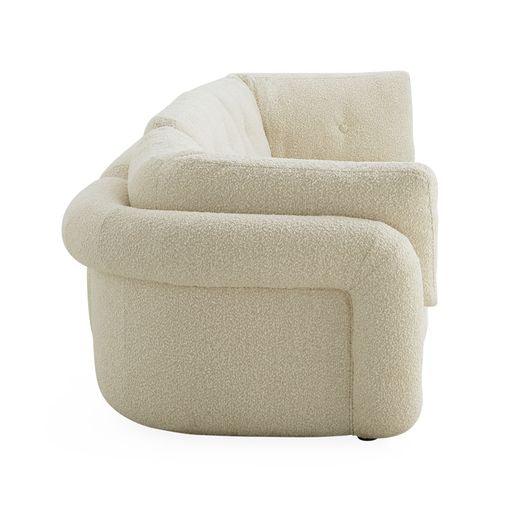 Jonathan Adler Jonathan Adler Modulares Bouclé-Sofa Pompidou (3-Sitzer) | Olympus Oatmeal Codeso Living