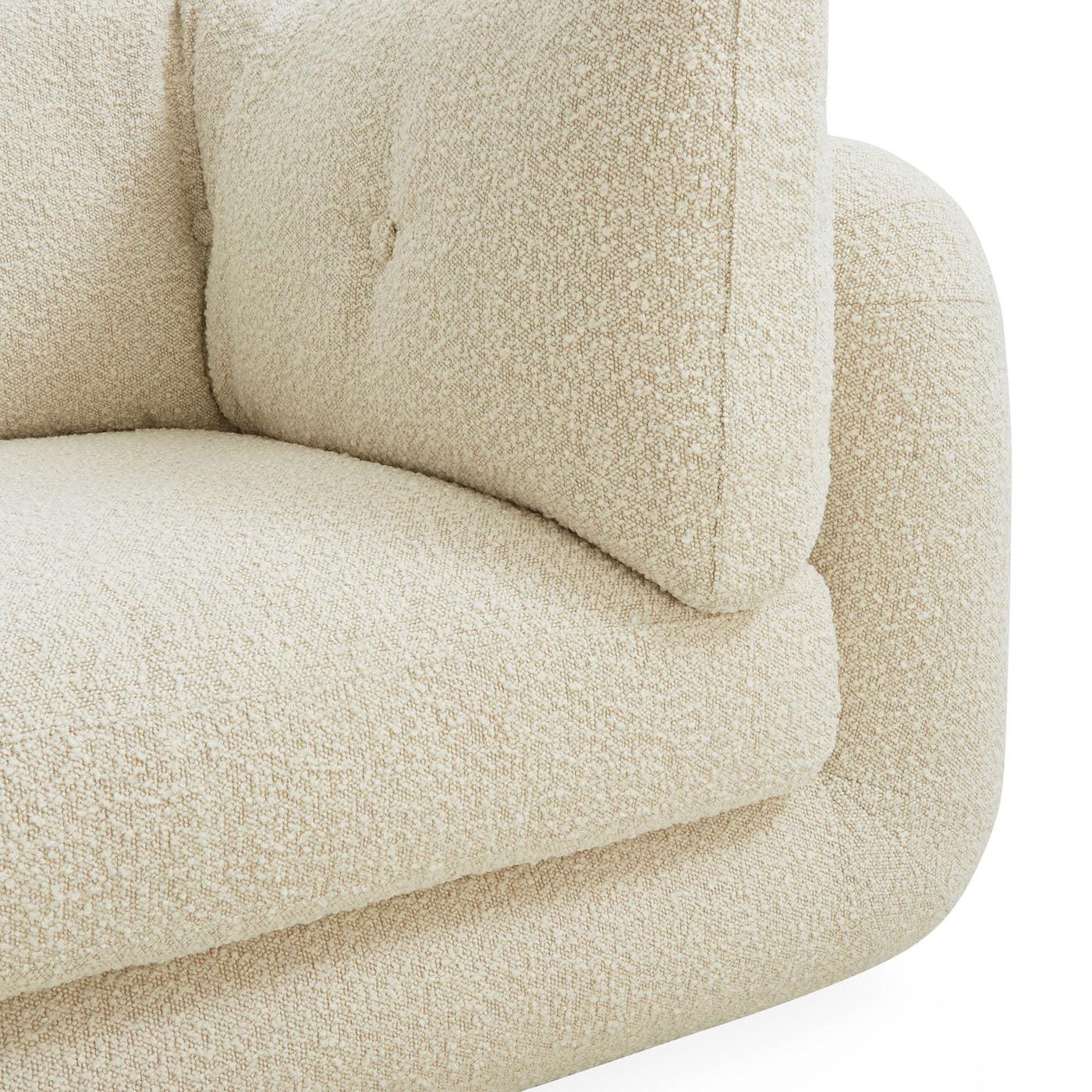 Jonathan Adler Modulares Bouclé-Sofa Pompidou (3-Sitzer) | Olympus Oatmeal