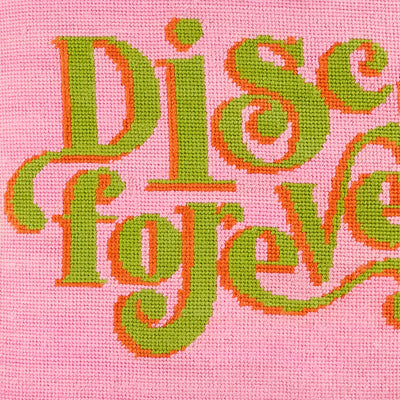 Jonathan Adler Needlepoint Kissen Disco Forever