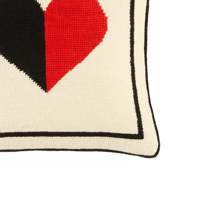 Jonathan Adler Needlepoint Kissen Hearts