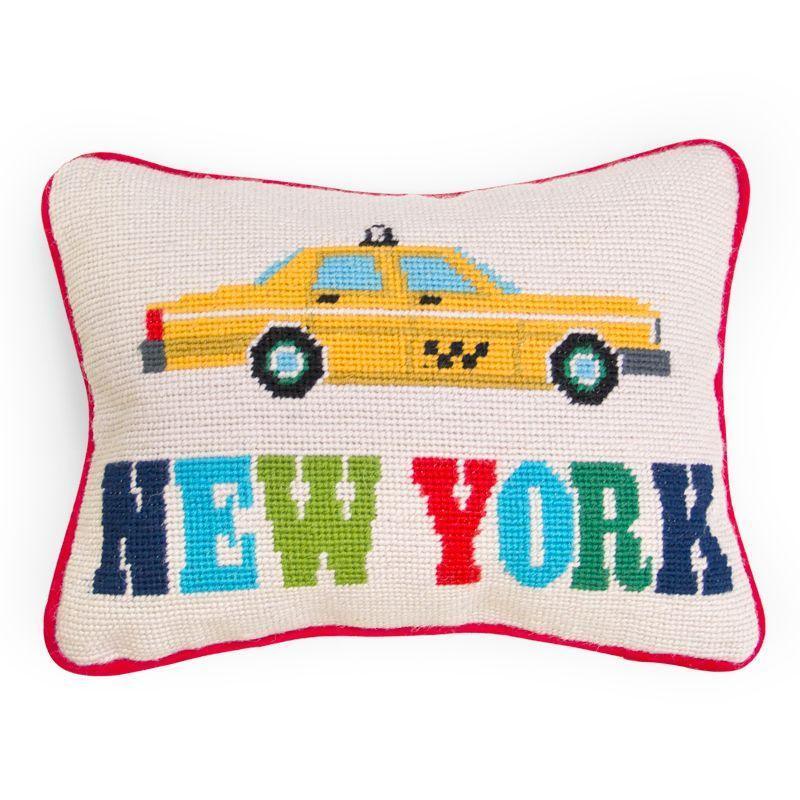 Jonathan Adler Needlepoint Kissen New York | 30x23cm