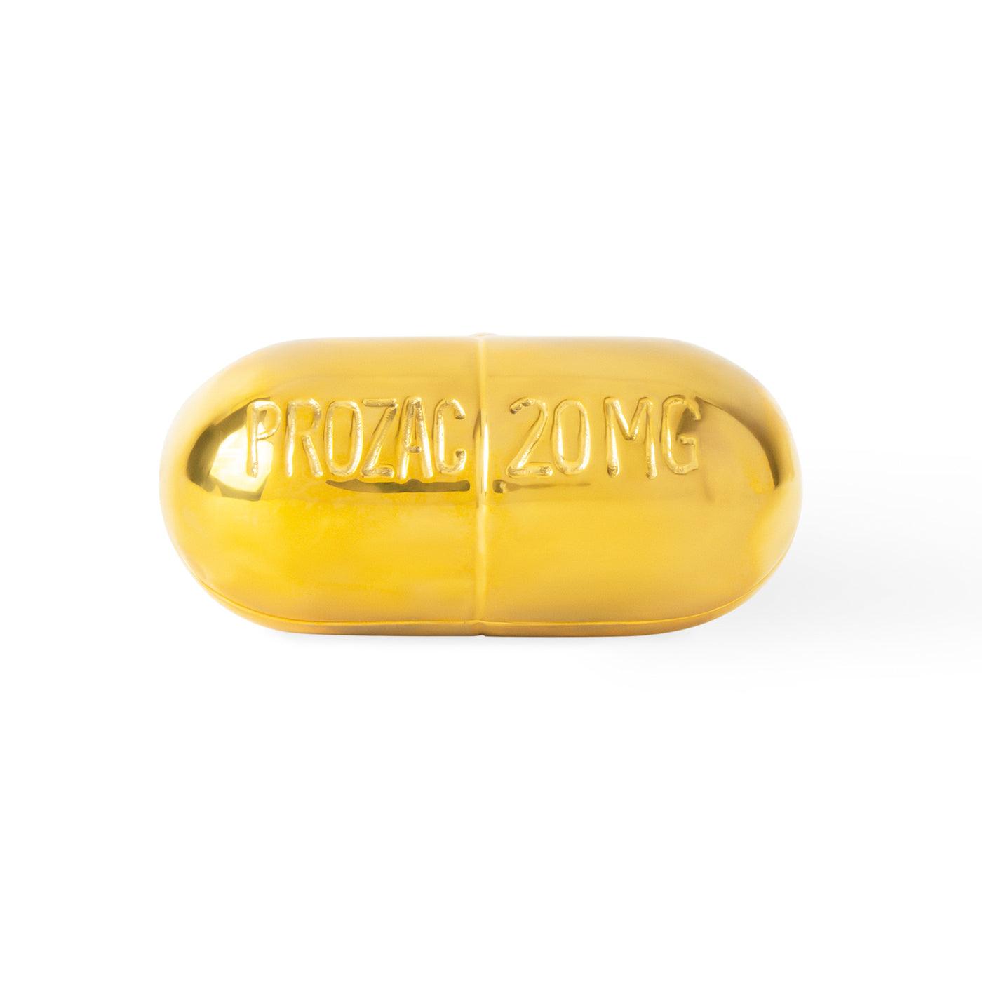 Jonathan Adler Prozac Pillendose aus massivem Messing | Gold