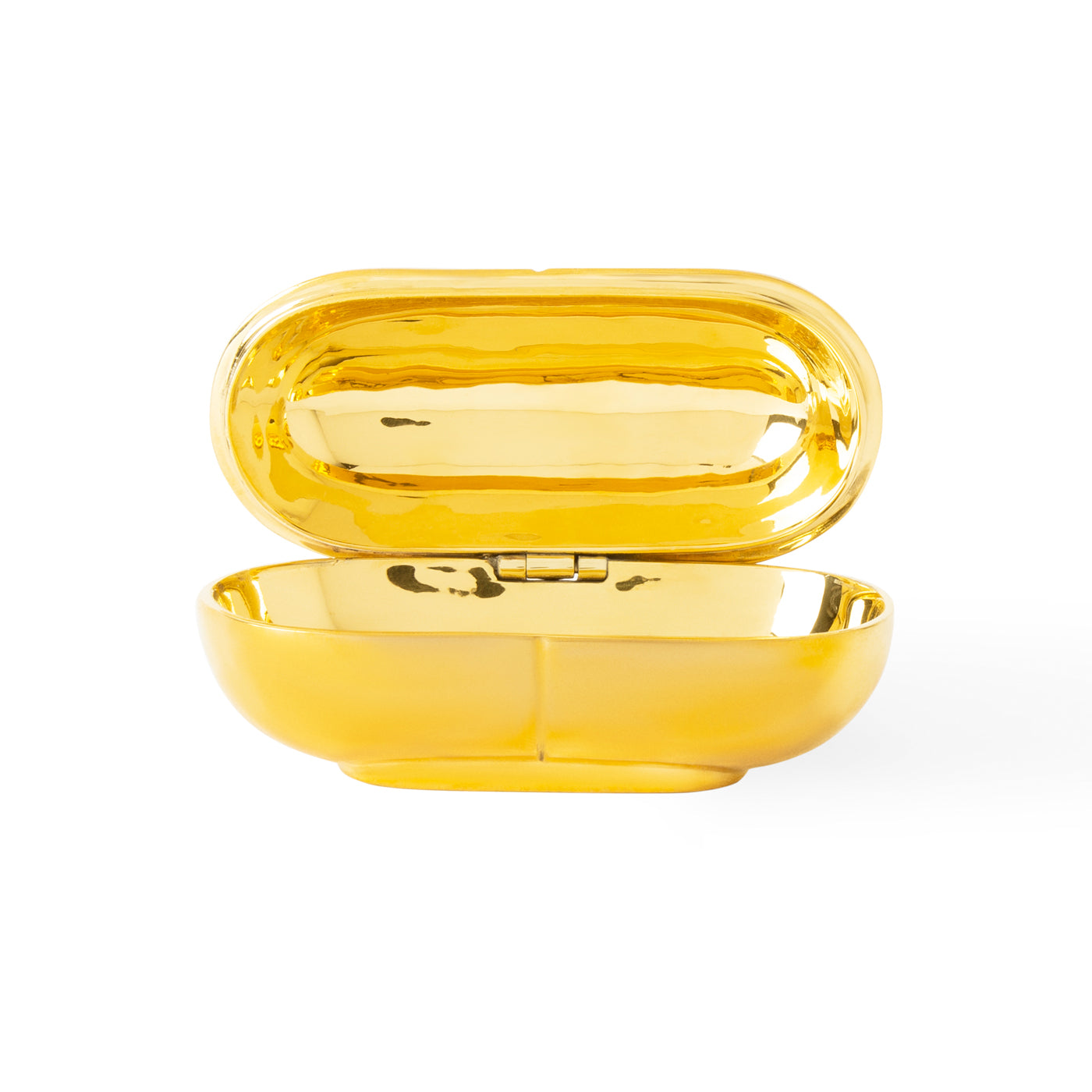 Jonathan Adler Prozac Pillendose aus massivem Messing | Gold