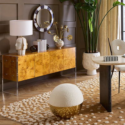 Jonathan Adler Runder Hocker Pouf Alphaville