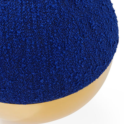 Jonathan Adler Runder Hocker Pouf Alphaville | Cirrus Cobalt