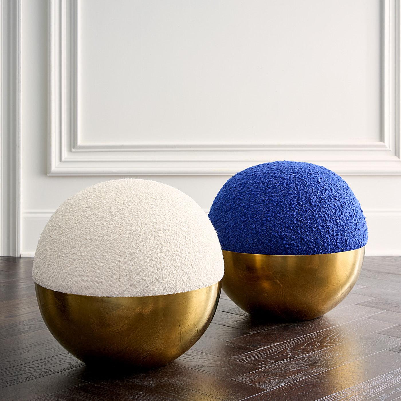 Jonathan Adler Runder Hocker Pouf Alphaville | Olympus Ivory