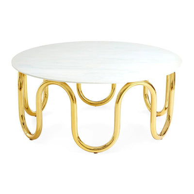 Jonathan Adler Runder Marmor-Couchtisch Scalinatella