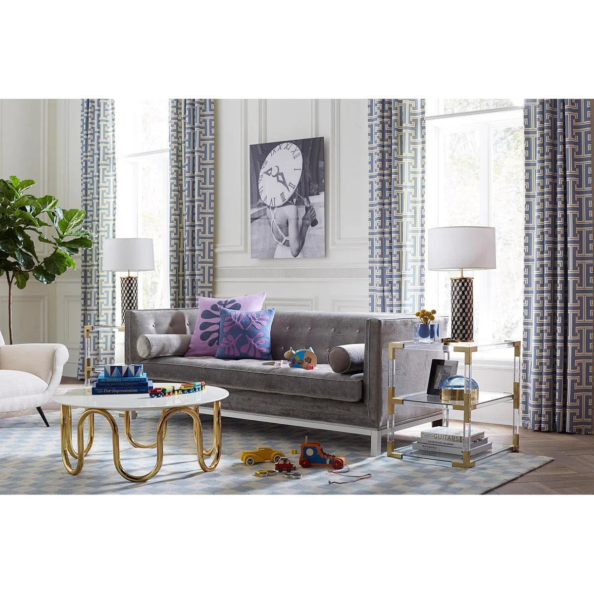 Jonathan Adler Runder Marmor-Couchtisch Scalinatella