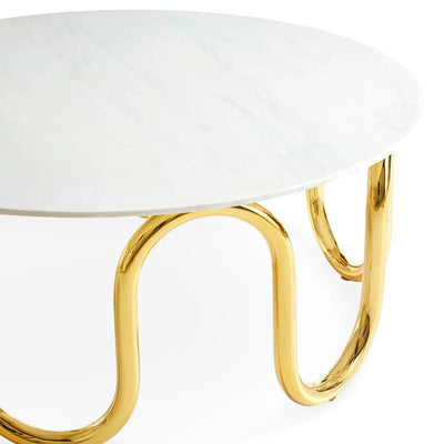 Jonathan Adler Runder Marmor-Couchtisch Scalinatella