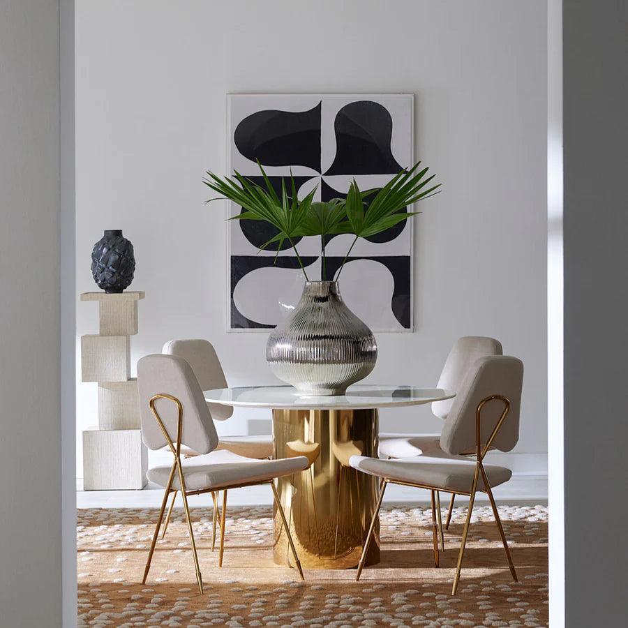 Jonathan Adler Runder Marmor-Esstisch Alphaville | ø 111 cm