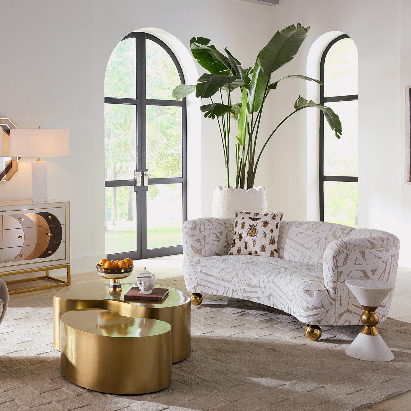 Jonathan Adler Runder Spiegel Chambeige