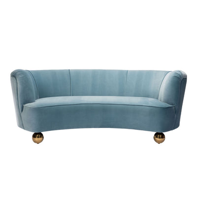 Jonathan Adler Rundes Samt-Sofa Parker