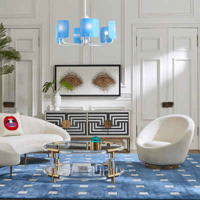 Jonathan Adler Jonathan Adler Samt-Drehsessel Ether | Bergamo Snow Codeso Living