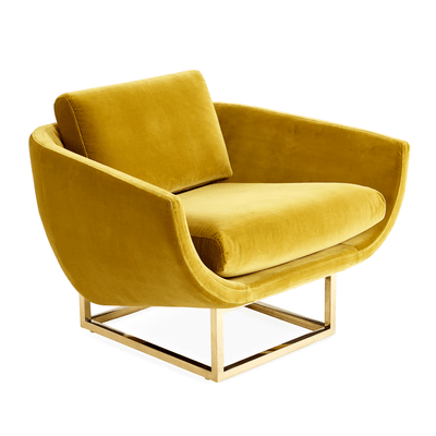 Jonathan Adler Samt-Loungesessel Beaumont | Varese Lichen